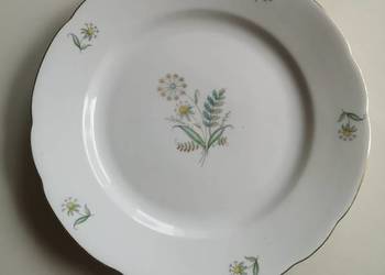 Talerz porcelanowy Seria Kwiaty polne vintage
