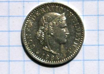 20 RAPPÓW ( 20 CENTYMÓW ) 1984 ROK - SZWAJCARIA