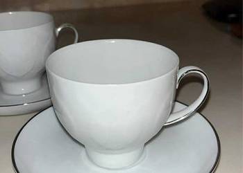 Filiżanka na spodku. Rosenthal. Studio - Line. Lotus. Wiinblad. Ze srebrem