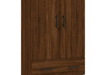 Wysoka szafka brązowy dąb 695x31x115 cm WM-828267