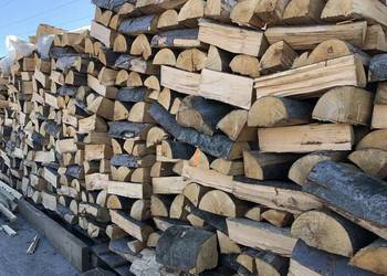 Drewno kominkowe i opałowe, cięte i łupane, sezonowane