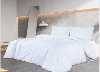 Zestaw pościeli, biały, 140x200 cm, 60x70 lekka mikrofibra