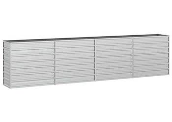 Donica do podwyższonej rabaty, 320x40x77 cm, stal galwanizowana（316891）