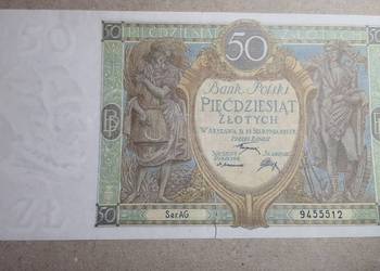 RZADKOŚĆ ! 50 złotych 1925 s. AG