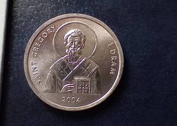 Stare monety 1 dram 2004 Św. Grzegorz Górski Karabach