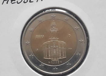 2 Euro Niemcy 2015 r.-Hessen - men. F
