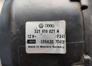 VW Golf 1, dmuchawa wentylator 321 819 021 A + rezystor 171.905.051.B