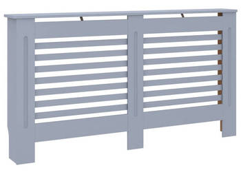 Osłona na kaloryfer antracytowa 152x19x815 cm MDF WM-288185