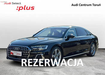 Audi A8 Lang_Oś Skrętna_Matrix_HeadUp_Webasto_B&O_Dociągi_Masaże_Wentylacj…