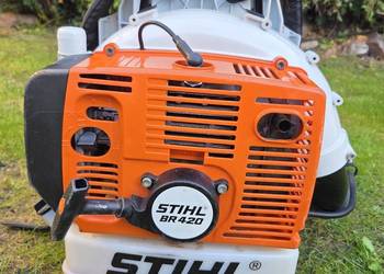 Dmuchawa STIHL BR420 3.5km do liści sniegu Stan bardzo dobry # Piękna