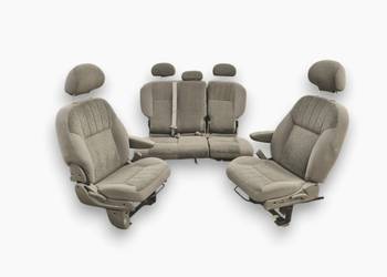 KMPL.FOTEL FOTELE PRZÓD LEWY PRAWY + KANAPA TYŁ CHRYSLER PT CRUISER SZARE