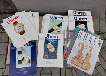 Czasopisma niemieckie zegary i zegarki Uhren zestaw 20szt lata 1986-94r