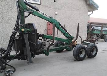 Przyczepa leśna 8 ton