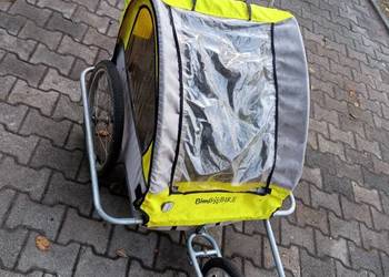 Przyczepka rowerowa 2 w 1, wózek transportowy,2 osobowa sprawna , Transport