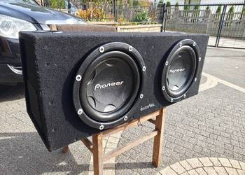Skrzynia basowa bassowa subwoofer tuba dual 2x Pioneer TS-W306C, Wysyłka da