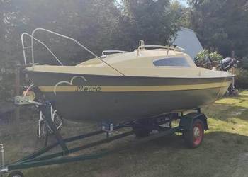 Sprzedam Łódź Bez 4 przerobiony pod silnik +przyczepa