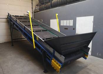 Podajnik taśmociąg przenośnik do makulatury Podajnik taśmociąg przenośnik do makulatury