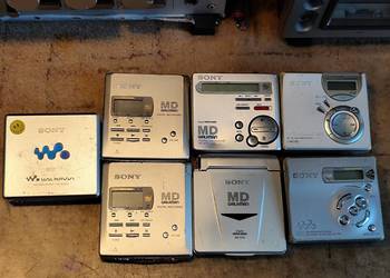 zestaw Walkman Sony 7 szt. uszkodzone!
