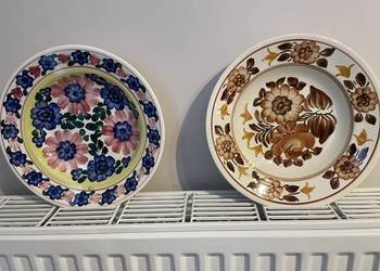 ZF Koło fajansowy talerz PRL