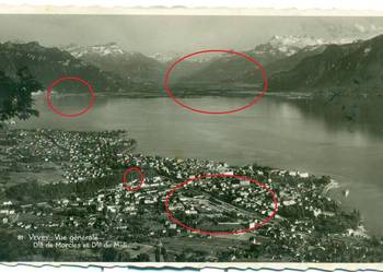 VEVEY VUE GENERALE Postkarte