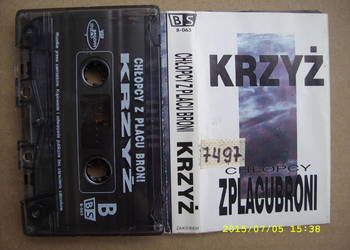 +  CHlopcy z PLACU BRONI--Krzyz; rock kaseta