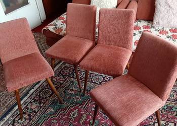 Zestaw 6 krzeseł tzw. patyczaków z okresu PRL