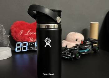Butelka termiczna Hydro Flask Wide Flex Sip 470 ml czarna