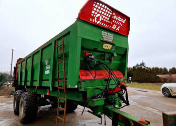 Rozrzutnik obornika COUTAND EPMB 21 (21 t ładowności) oś skrętna