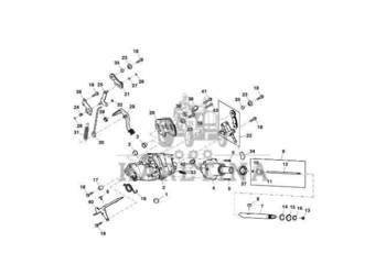 John Deere 9470RX - Oś przegubu R538657 (Kierowanie)