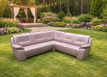 ELASTOFORM Narożnik skórzany PREMIUM Royal Taupe Cały w skórze Niemiecka ja