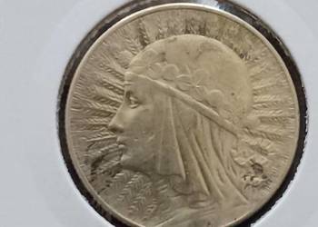 5 zł Głowa kobiety 1934 r. - nr. 2 - najniższy nakład -Super stan