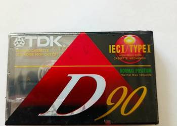 TDK D90 Kaseta magnetofonowa vintage lata 90