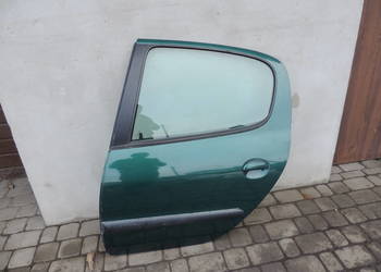 DRZWI LEWY TYŁ PEUGEOT 206 HB 5D