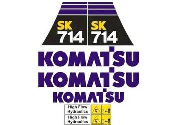 Naklejki oklejenie KOMATSU SK714 Zamiennik