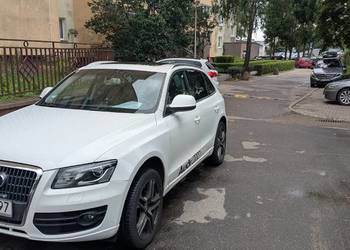 Audi Q5, bezwypadkowy, "bogaty": skóra, szyber dach, ocynk