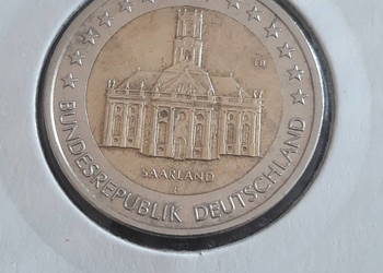 2 Euro Niemcy Saarland  2009 r. men. F