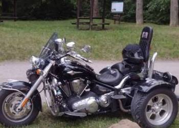 Kawasaki Vulcan Trajka z przyczepka