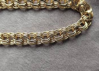 Piekny złoty łańcuszek -splot "Galibardi"