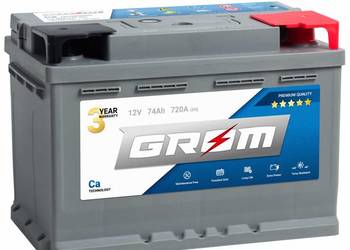 Akumulator 74Ah 720A P+ GROM Premium || Gliwice, Toszecka 11