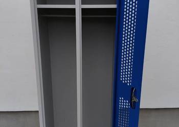 Metalowa szafa ubraniowa BHP