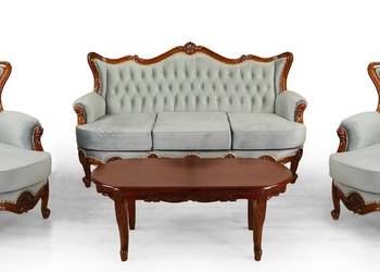 Nowy Ludwikowski komplet wypoczynkowy kanapa + 2 fotele 80278-9