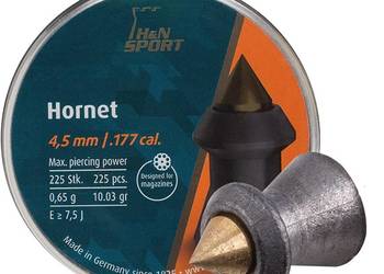 ŚRUT HORNET 4,5 mm OSTRY TWARDY SZPIC śruty mocne