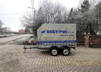 Przyczepa Dwuosiowa  THULE-BRENDERUP* DMC 750KG*Zarejestrowana*