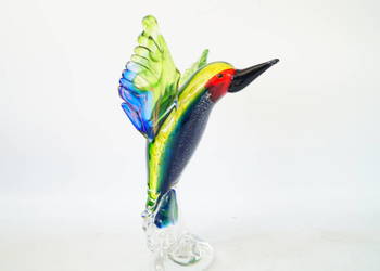 Figura szklana figura Murano style ptak ptaszek
