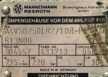 Rexroth A4VSO250 (A4VSO250LR2 / 10R - PPB13N00) Pompa hydrauliczna