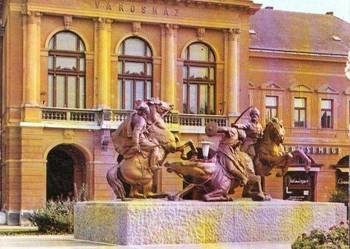 K. Poczt. Węgry - Eger z koresp. 1974