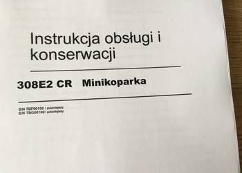 dtr instrukcja obsługi koparka caterpillar 308e2cr i inne