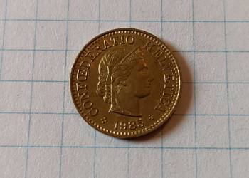 5 RAPPÓW ( 5 CENTYMÓW ) 1985 ROK - SZWAJCARIA