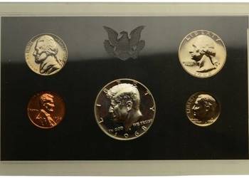 monety USA - Proof Set 1968 S - San Francisco - Lustrzanki (K95)