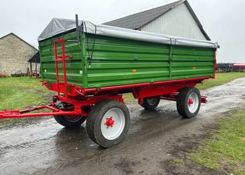 Przyczepa Diadem 8t po odbudowie.Trzy stronna